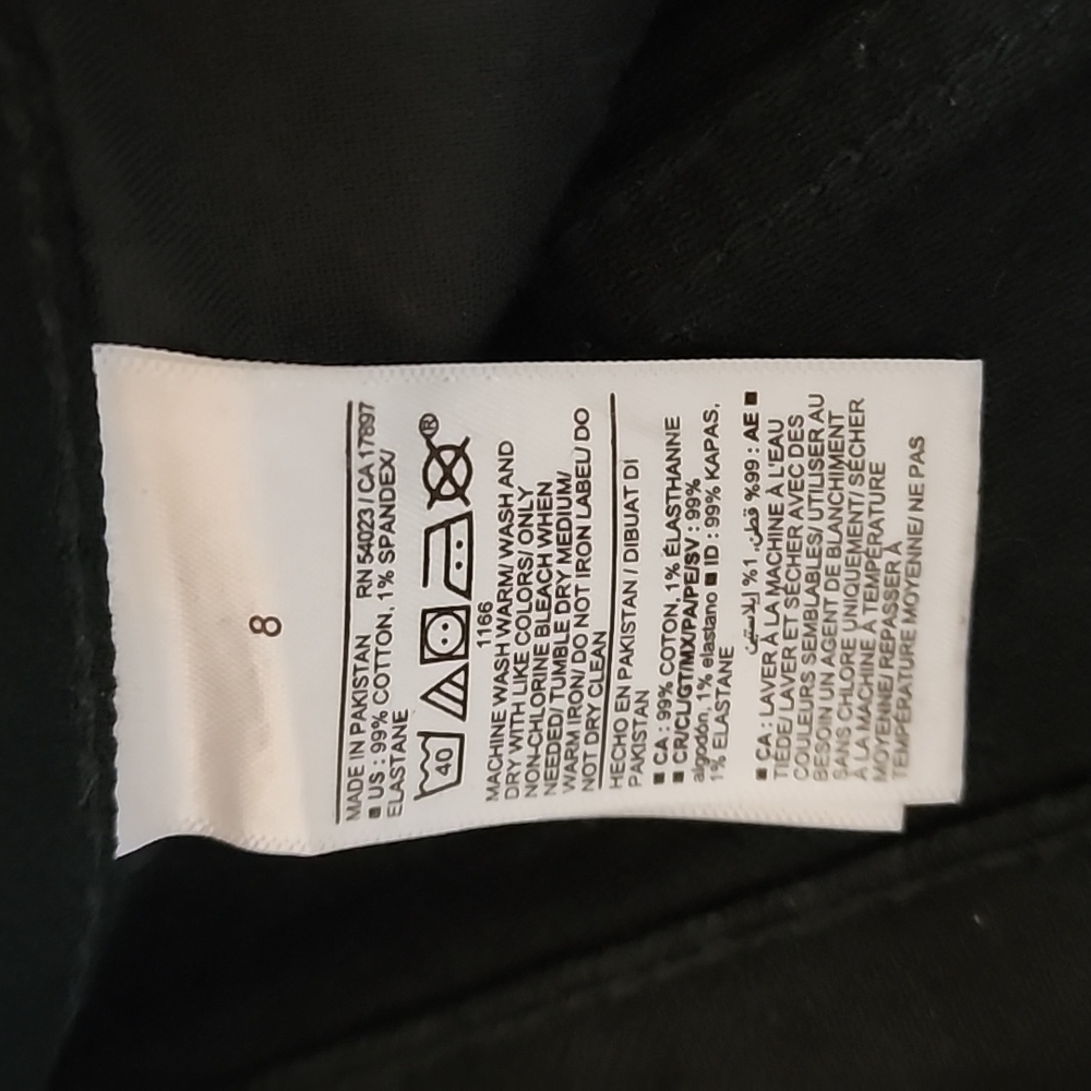 Old Navy Jean Shorts O.G. Straight High Rise Secret Smooth Pockets Size 8 - Picture 3 of 4